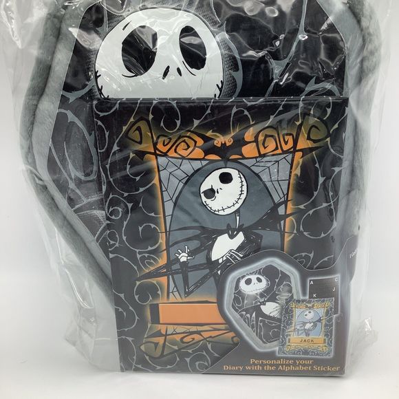 Nightmare Before Christmas Personalized Diary Set With Cozy Cushion New - Picture 3 of 5